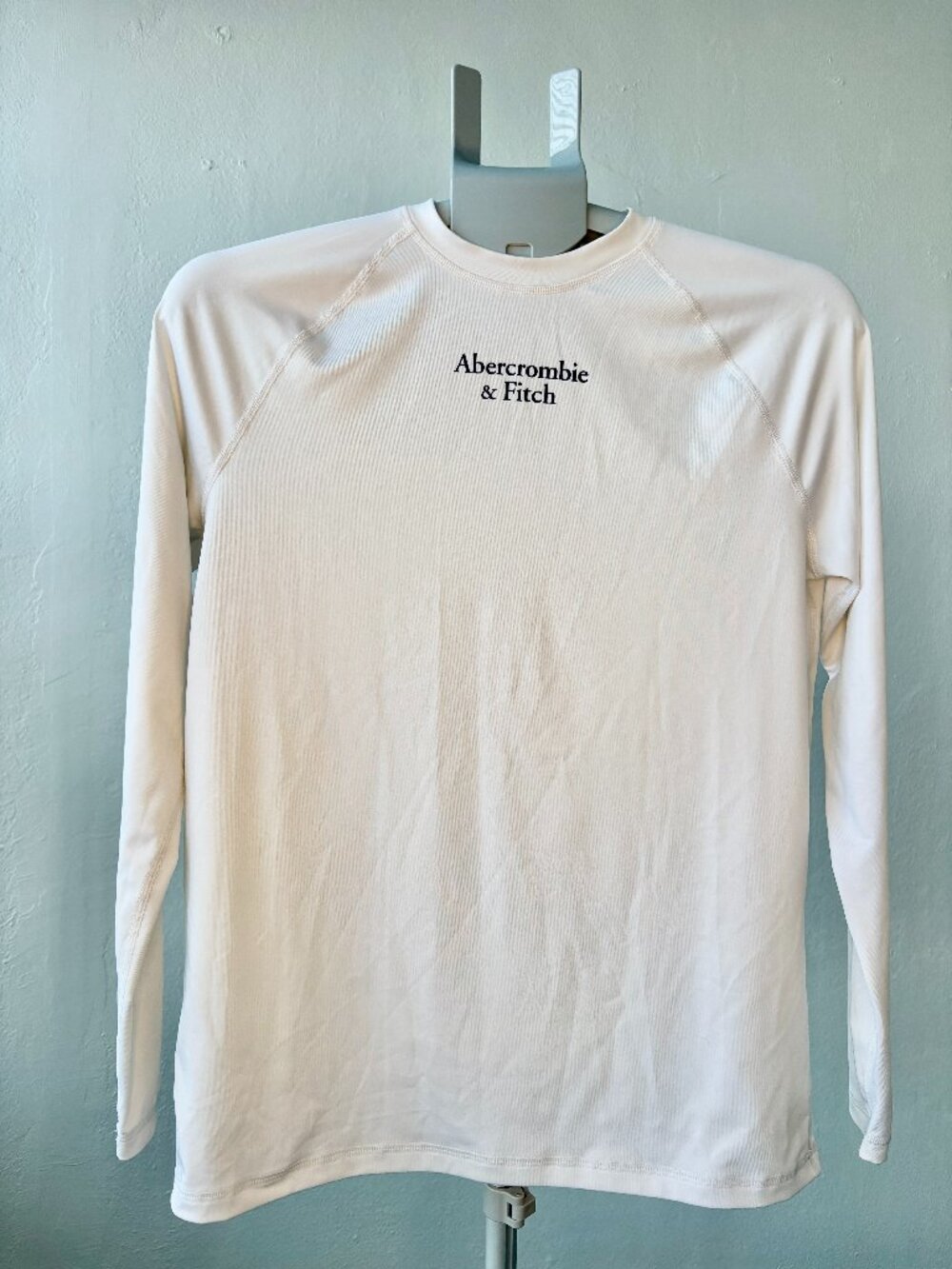 Abercrombie Kids White UPF 40+ Rash Guard Swim Shirt 15/16 XL Youth Blokecore